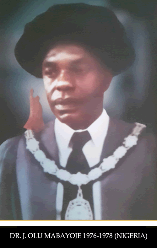 DR. J. OLU MABAYOJE